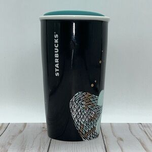 Starbucks Mermaid Siren Limited 2018 Holiday 12oz Ceramic Travel Mug
